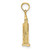 Image of 14K Yellow Gold 3-D Sears Tower (Chicago) Pendant