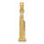 Image of 14K Yellow Gold 3-D Sears Tower (Chicago) Pendant