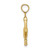 Image of 14K Yellow Gold 3-D Small Pelican Standing Pendant