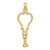 Image of 14K Yellow Gold 3-D Stethoscope Pendant