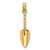 Image of 14K Yellow Gold 3-D Trowel Garden Tool Pendant