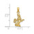 Image of 14K Yellow Gold 3-D Virgo Zodiac Pendant