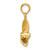 Image of 14K Yellow Gold 3-D w/ 3 Blades Propeller Pendant K8064 Image of 14K Yellow Gold 3-D w/ 3 Blades Propeller Pendant K8064