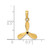 Image of 14K Yellow Gold 3-D w/ 3 Blades Propeller Pendant K8064 Image of 14K Yellow Gold 3-D w/ 3 Blades Propeller Pendant K8064