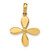 Image of 14K Yellow Gold 3-D w/ 4 Blades Propeller Pendant K7749 Image of 14K Yellow Gold 3-D w/ 4 Blades Propeller Pendant K7749