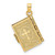 Image of 14K Yellow Gold 3-D w/ Moveable Pages Prayer Of Jabez Book Pendant