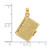 Image of 14K Yellow Gold 3-D w/ Moveable Pages Prayer Of Jabez Book Pendant