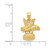 Image of 14K Yellow Gold 3-Dimensional Honey Bee Pendant