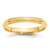 Image of 14K Yellow Gold 3mm Half Round with Edge Band Ring