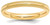 Image of 14K Yellow Gold 3mm Milgrain Comfort Fit Band Ring