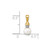 Image of 14K Yellow Gold 5-6mm White Round Freshwater Cultured Pearl and Diamond Pendant