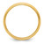Image of 14K Yellow Gold 5mm Half Round with Edge Band Ring