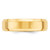 Image of 14K Yellow Gold 6mm Bevel Edge Comfort Fit Band Ring