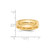 Image of 14K Yellow Gold 6mm Milgrain Comfort Wedding Band Ring