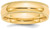 Image of 14K Yellow Gold 6mm Milgrain Comfort Wedding Band Ring