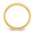 Image of 14K Yellow Gold 6mm Milgrain Half-Round Wedding Band Ring