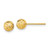 Image of 6mm 14K Yellow Gold 6mm Shiny-Cut Ball Stud Post Earrings