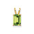 Image of 14K Yellow Gold 6x4mm Emerald-cut Peridot Pendant