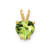 Image of 14K Yellow Gold 7mm Heart Peridot Pendant