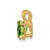 Image of 14K Yellow Gold 7x5mm Oval Peridot Pendant