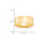 Image of 14K Yellow Gold 8mm Lightweight Flat Band Ring