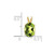 Image of 14K Yellow Gold 9x7mm Oval Peridot Pendant