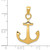 Image of 14K Yellow Gold Anchor Pendant C3345
