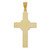 Image of 14K Yellow Gold and Rhodium Iona Crucifix Cross Pendant K5546