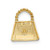 Image of 14K Yellow Gold and Rhodium Purse Slide Pendant