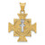 Image of 14K Yellow Gold and Rhodium St. Benedict Pendant Image of 14K Yellow Gold and Rhodium St. Benedict Pendant