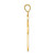 Image of 14K Yellow Gold Ankh Cross Pendant C174