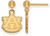 Image of 14K Yellow Gold Auburn University Earrings Dangle Ball by LogoArt