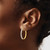 Image of 25mm 14K Yellow Gold Authentic Polished Hoop Earrings