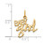 Image of 14K Yellow Gold Baby Girl Charm C1068