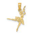 Image of 14K Yellow Gold Ballerina Pendant C3130