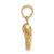 Image of 14K Yellow Gold Basketball w/ Net Pendant