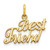 Image of 14K Yellow Gold Best Friend Charm