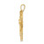 Image of 14K Yellow Gold Big Girl & Little Girl Pendant
