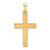 Image of 14K Yellow Gold Brushed & Polished Latin Cross Pendant XR1412