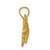 Image of 14k Yellow Gold Brushed & Shiny-cut Horst Pendant