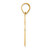 Image of 14K Yellow Gold Brushed Border Script Number 29 Pendant Image of 14K Yellow Gold Brushed Border Script Number 29 Pendant