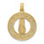 Image of 14K Yellow Gold Cape May On Round Frame w/ Flip-Flop Pendant