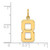 Image of 14K Yellow Gold Casted Medium Polished Number 8 Pendant