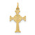 Image of 14K Yellow Gold Celtic Cross Charm XR194