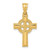 Image of 14K Yellow Gold Celtic Cross Pendant C1940