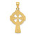 Image of 14K Yellow Gold Celtic Cross Pendant C1942