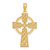 Image of 14K Yellow Gold Celtic Cross Pendant C4101