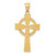 Image of 14K Yellow Gold Celtic Cross Pendant C894