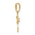 Image of 14K Yellow Gold Childrens Fancy CZ Cross Pendant Image of 14K Yellow Gold Childrens Fancy CZ Cross Pendant