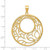 Image of 14K Yellow Gold Circle Pendant